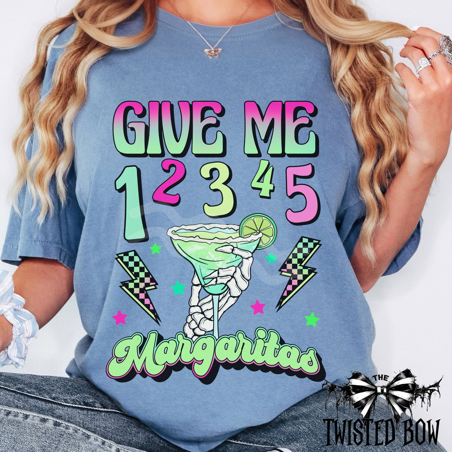 Give Me 1 2 3 4 5 Margaritas Shirt | Vintage Washed Tee