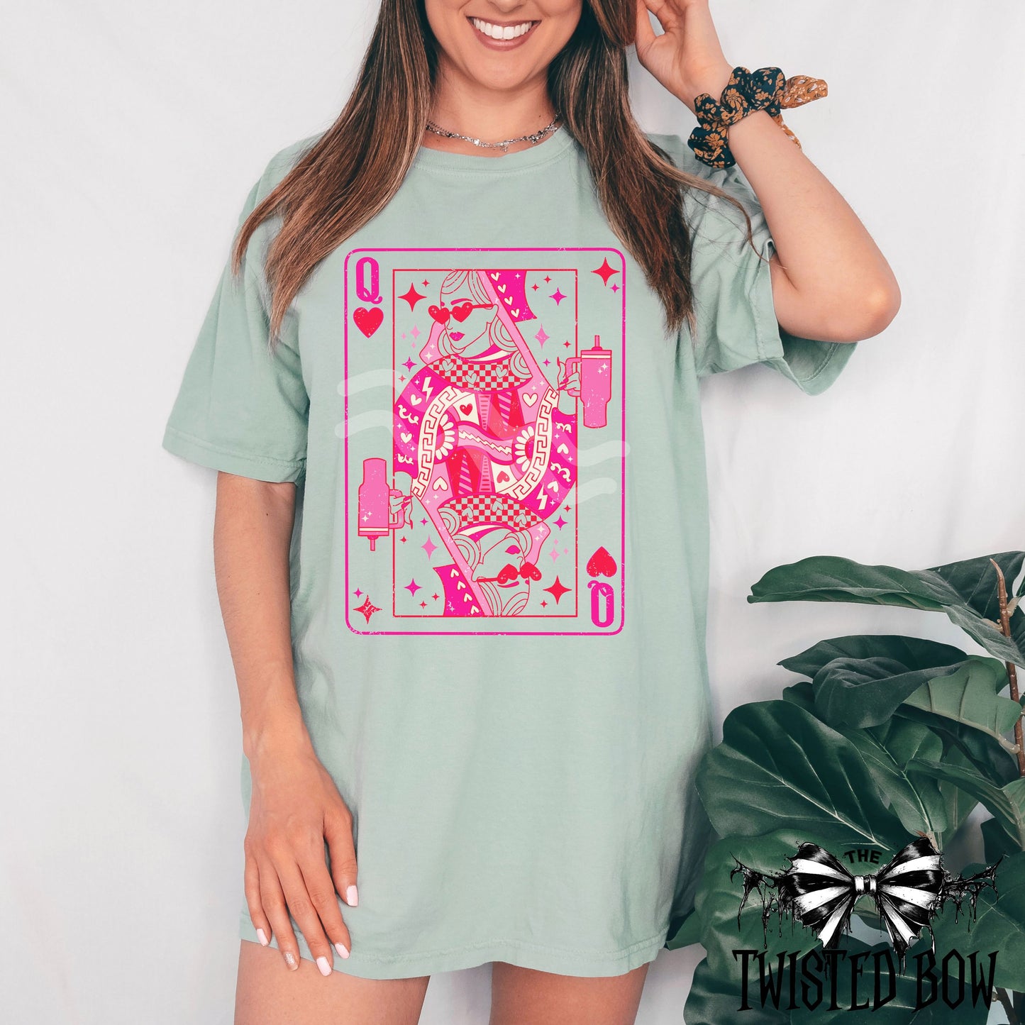 Queen of Hearts Shirt | Vintage Washed Tee