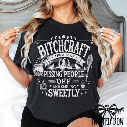 Sarcastic Bitchcraft T-Shirt | Vintage Washed Tee