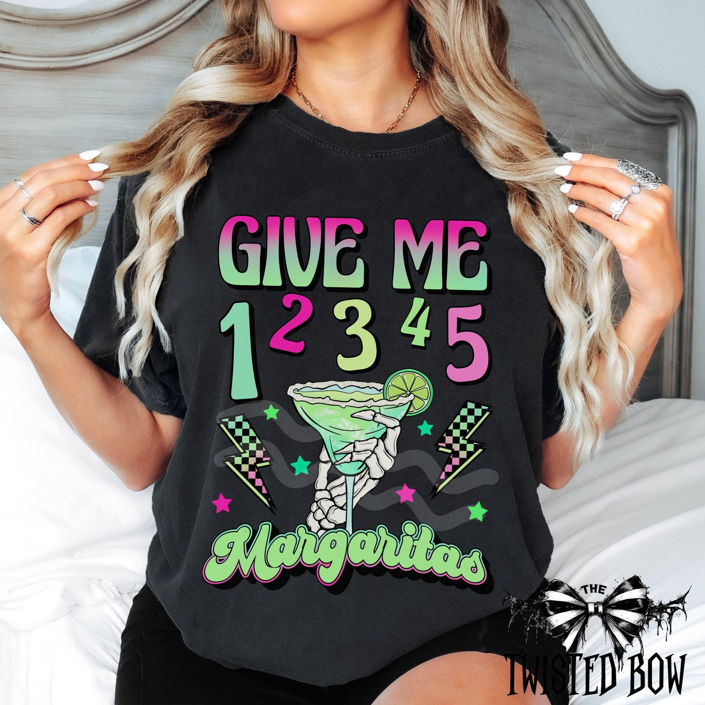 Give Me 1 2 3 4 5 Margaritas Shirt | Vintage Washed Tee