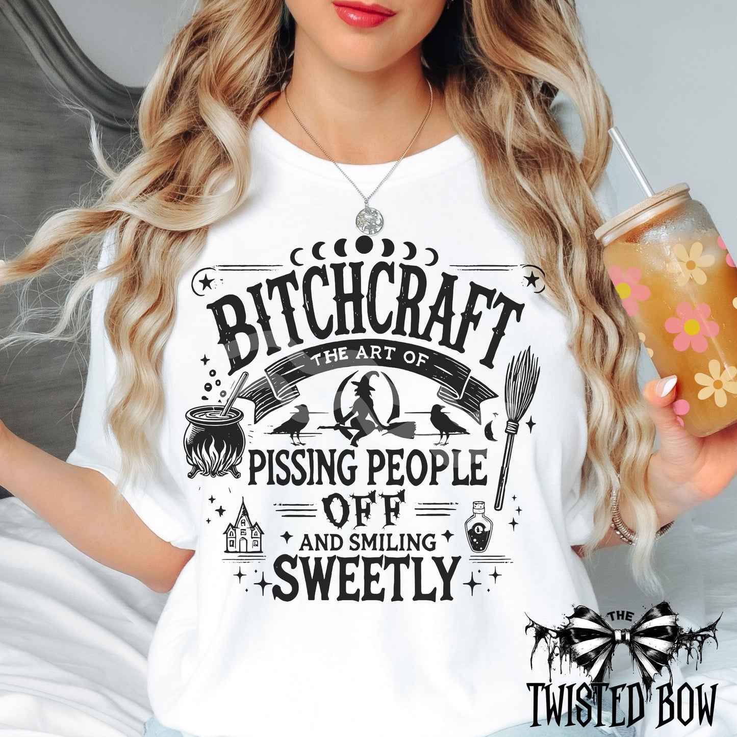 Sarcastic Bitchcraft T-Shirt | Vintage Washed Tee